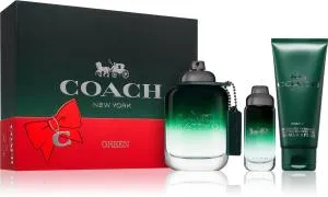 Coach Green EDT 100 ml + EDT MINI 15 ml + SG pour le corps et les cheveux 100 ml M