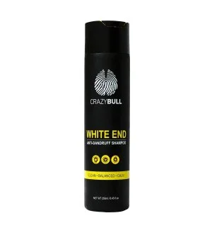 CrazyBull White End Anti-Dandruff Shampoo shampooing antipelliculaire