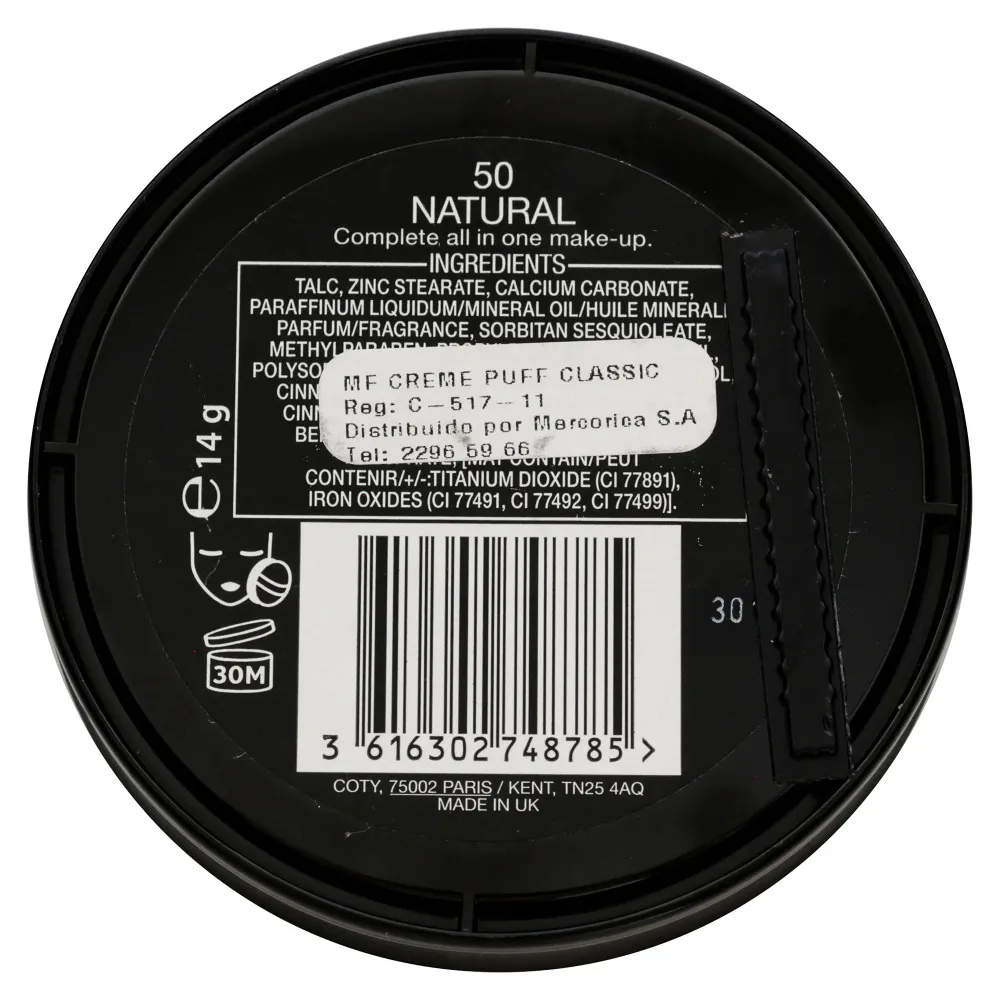 Crème Puff Poudre compacte 14 g - 50 Natural