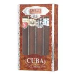 Cuba Cuba Coffret Yellow 35 ml + EDT Blue 35 ml + EDT Red 35 ml + EDT Orange eau de toilette pour homme