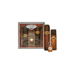 Cuba Cuba Gold eau de toilette pour homme 100 ml + après-rasage 100 ml + porte-clés