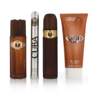 Cuba Cuba Gold Eau de Toilette 100 ml + Eau de Toilette 35 ml + Après-rasage 100 ml + Gel douche pour homme