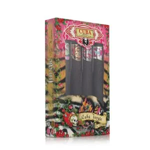 Cuba Cuba Jungle 35 ml Cuba Snake + Cuba Tiger 35 ml + Cuba Zebra 35 ml + Heartbreaker eau de parfum pour femme