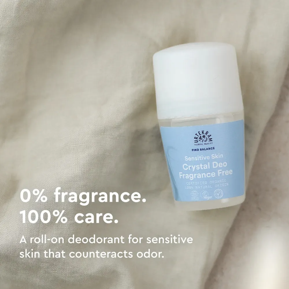 Urtekram Deodorantrol zonder parfum 50ml BIO, VEG