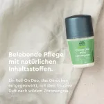 Urtekram Deodorant roll on crème citroengras 50 ml BIO