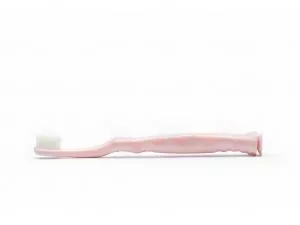 Nano-b Brosse à dents pour enfants avec argent - rose