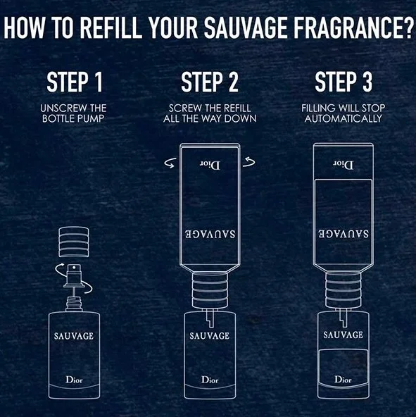 Sauvage Recharge de Parfum 300 ml