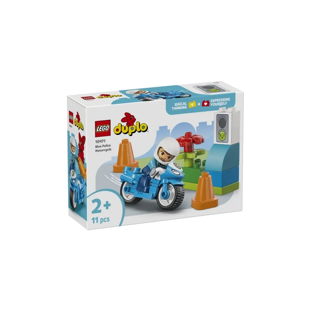 DUPLO® 10471 Moto de police bleue