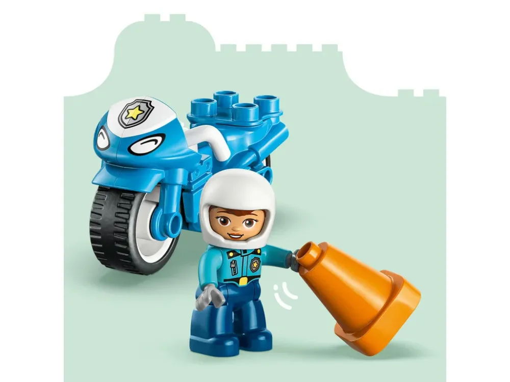 DUPLO® 10471 Moto de police bleue