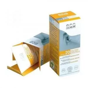 Eco Cosmetics Ecran solaire SPF 20 BIO (75 ml) - 100% naturel, avec filtres minéraux