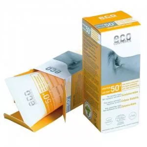 Eco Cosmetics Crème solaire SPF 50 BIO (75 ml) - légèrement teintée