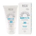 Eco Cosmetics Lait solaire SPF 30 Sensitive BIO (75 ml) - avec des filtres minéraux naturels