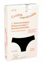 Ecodis Anaé by Culotte menstruelle Culotte pour menstruations abondantes - noir L - en coton biologique certifié