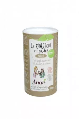 Ecodis Anaé by Rhassoul - argile marocaine (pot de 500 g) - shampooing, gommage ou masque