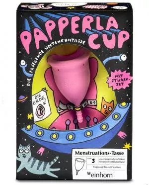 Einhorn Coupe menstruelle Papperlacup - S