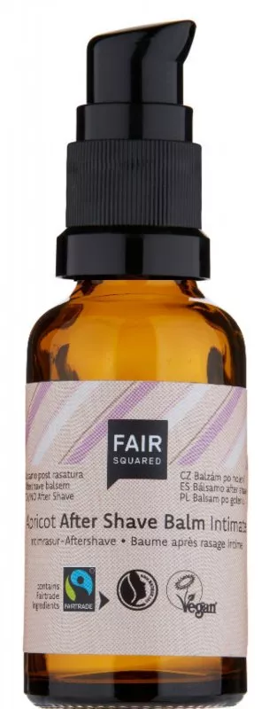 Fair Squared Baume après-rasage pour femmes (30 ml) - à l'huile d'abricot