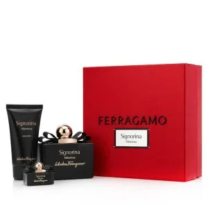 Salvatore Ferragamo Signorina Misteriosa eau de parfum pour femme 100 ml + mini eau de parfum 5 ml + lait pour le corps