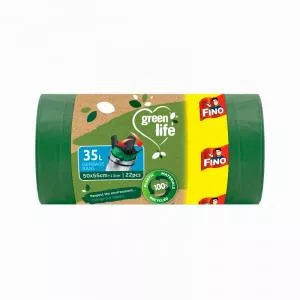 FINO Sacs poubelle Green Life Easy pack 25 μm - 35 l (22 pcs)