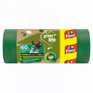 FINO Sacs poubelle Green Life Easy pack 27 μm - 60 l (18 pcs)
