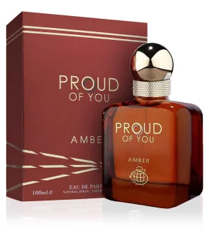 Fragrance World Proud Of You Amber eau de parfum unisexe 100 ml