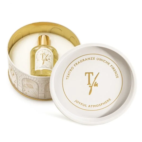 Coffret Joyful Atmophere Spray 50 ml Parfum d’intérieur - Boîte en métal Love