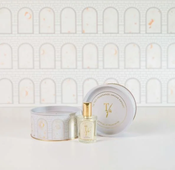 Coffret Joyful Atmophere Spray 50 ml Parfum d’intérieur - Boîte en métal Love