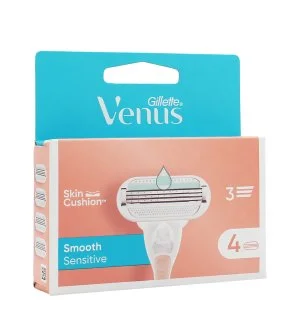 Gillette Venus Smooth Sensitive lames de rechange 4 pièces