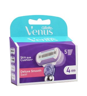 Venus Deluxe Smooth Swirl têtes de rechange 4 pièces