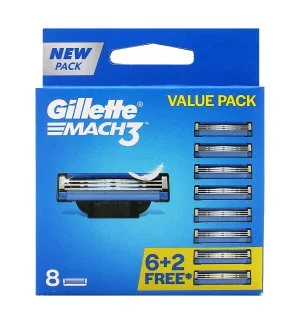 Gillette Mach3 Lames de rechange 8 pièces