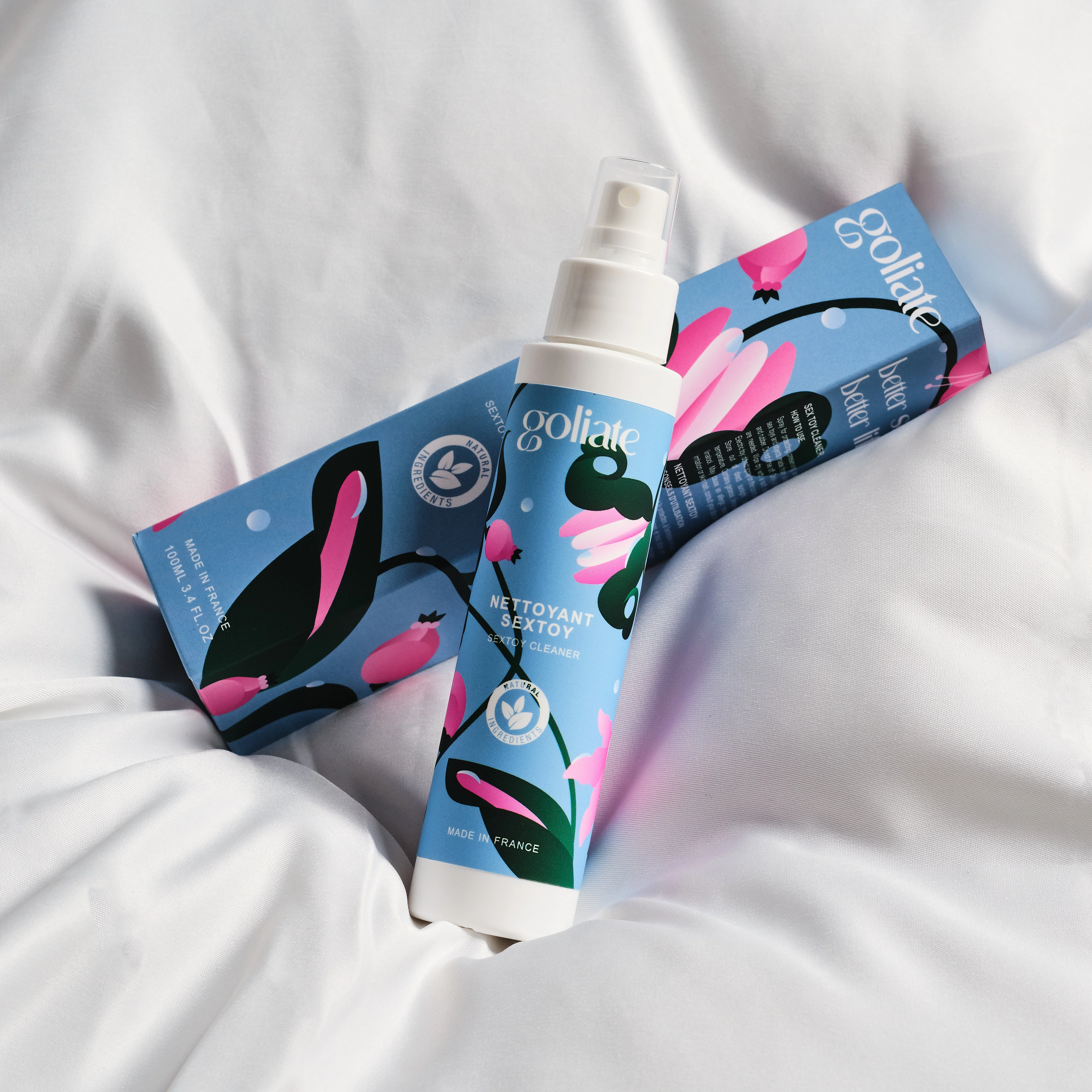 Goliate Nettoyant pour jouets érotiques (100 ml) - facile à utiliser