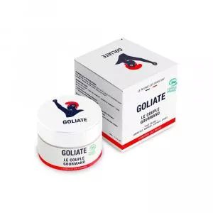 Goliate The Gourmet Couple BIO huile de massage et de lubrification comestible 2en1 (50 ml) - avec un arôme et un goût de noisette