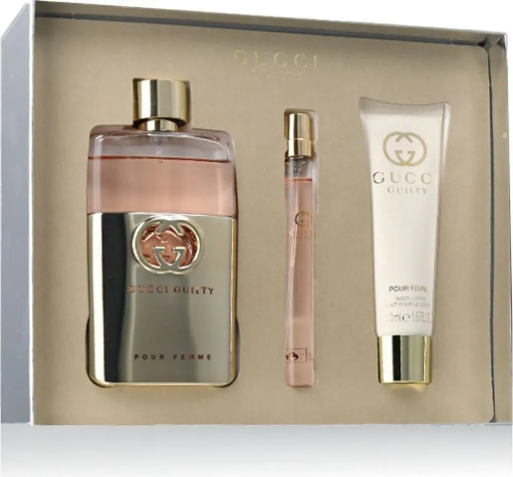Guilty Pour Femme 90 ml + EDT Mini 10 ml + Lait pour le corps 50 ml