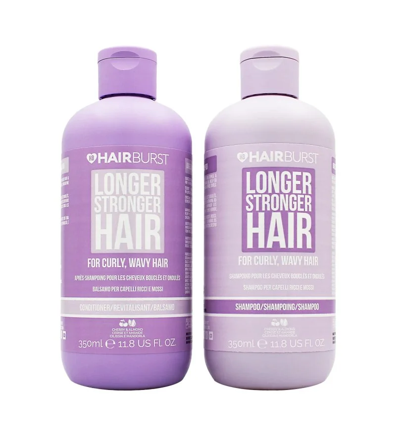 Longer Stronger Hair Curly coffret pour cheveux bouclés shampooing 350 ml + après-shampooing