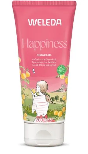 Weleda HAPPINESS Gel douche au pamplemousse 200 ml
