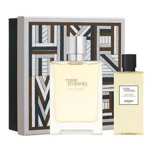 Hermès Terre D'Hermès Eau Givrée EDP rechargeable 100 ml + SG pour le corps et les cheveux 80 ml M