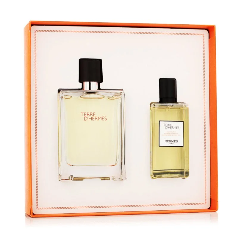 Terre d'Hermès eau de toilette pour homme 100 ml + gel douche 80 ml