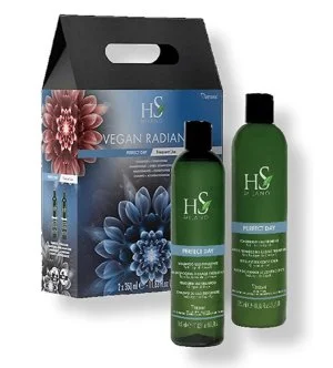 HS MILANO Vegan Radiance Daily Use coffret Frequent Use Shampoo 350 ml + Frequent Use Conditioner