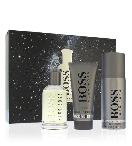 Boss Bottled coffret cadeau eau de toilette 100 ml + gel douche 100 ml + déodorant pour homme