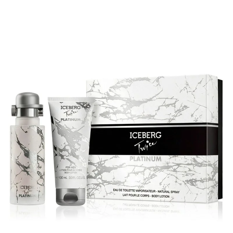 Iceberg Twice Platinum eau de toilette pour femme 125 ml + lait pour le corps 100 ml