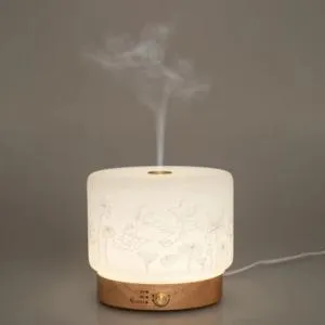 Innobiz Diffuseur et humidificateur ultrasonique Lisalia Wave - idéal pour s'endormir, 4 programmes