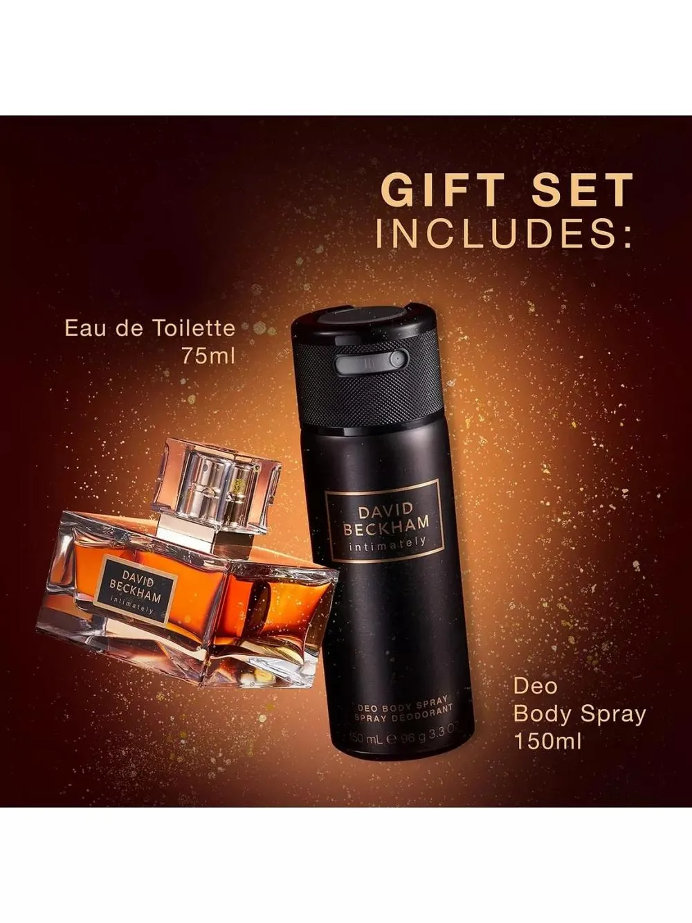 Intimately Men coffret cadeau 75 ml + déodorant spray eau de toilette pour homme