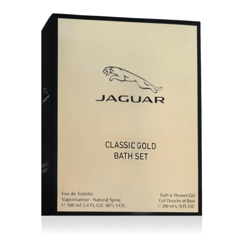 Jaguar Classic Gold eau de toilette pour homme 100 ml + gel douche 200 ml