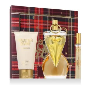 Jean Paul Gaultier Gaultier Divine Eau de Parfum Intense rechargeable 100 ml + Eau de Parfum Intense MINI 10 ml + parfum