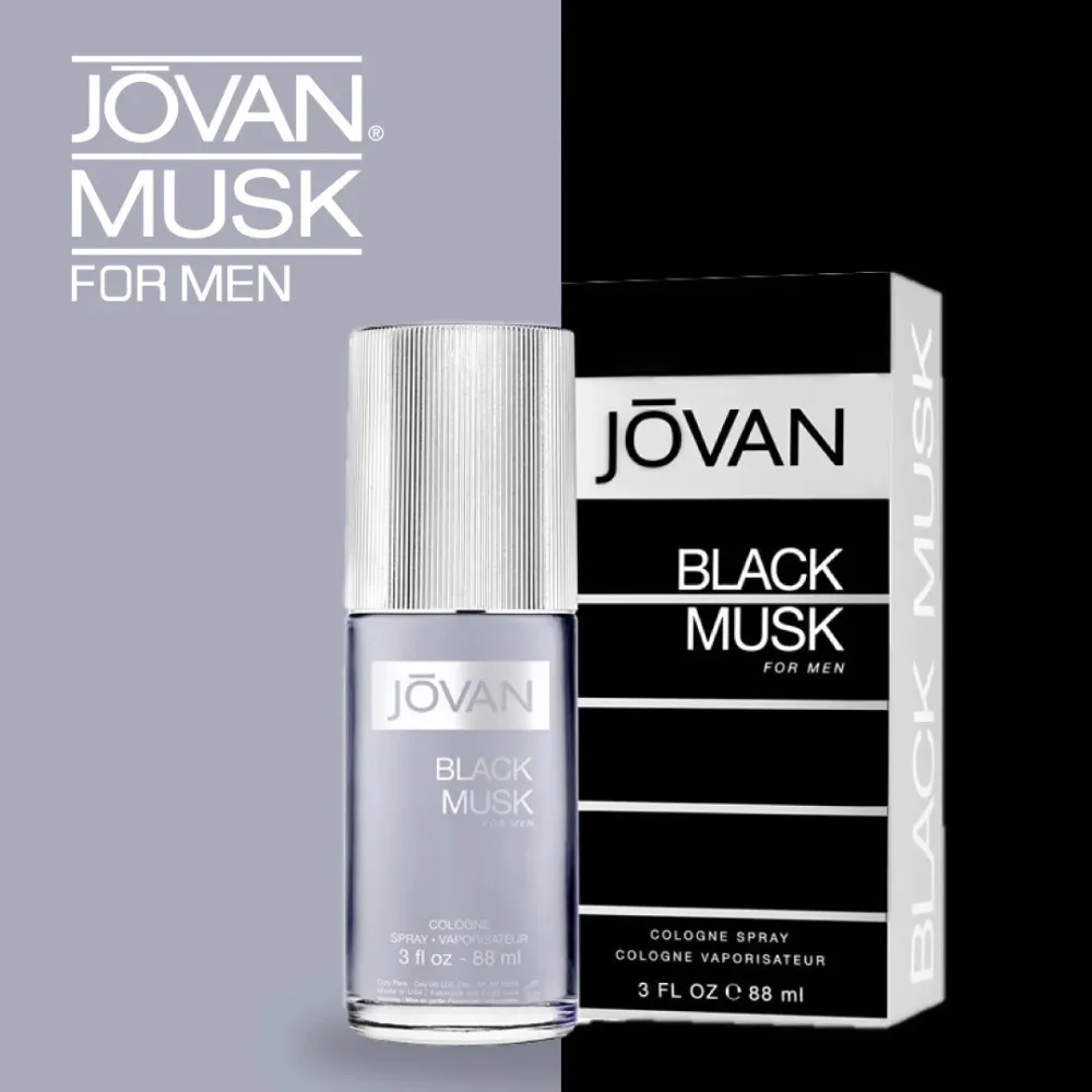 Musk Black eau de cologne voor mannen 88 ml