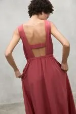 Ecoalf Karla Dress Red