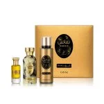 Nafais Sharq eau de parfum unisexe 100 ml + huile de parfum 24 ml + spray pour le corps 250 ml