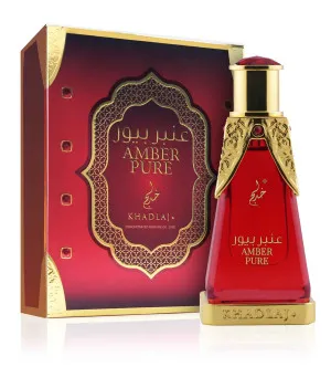 Khadlaj Amber Pure huile parfumée unisexe 20 ml