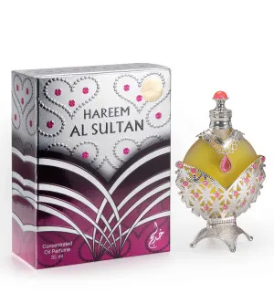 Khadlaj Hareem Al Sultan Silver huile parfumée unisexe 35 ml