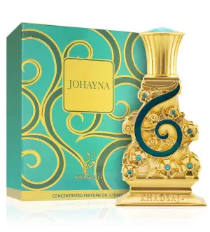 Huile parfumée unisexe Khadlaj Johayna Green 20 ml