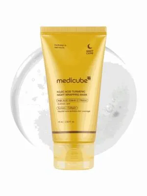 Medicube Masque de nuit enveloppant à l'acide kojique et au curcuma